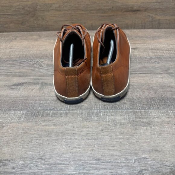 Cole Haan Grand Crosscourt Brown Leather Sneaker Men's Size 13 - Picture 3 of 7
